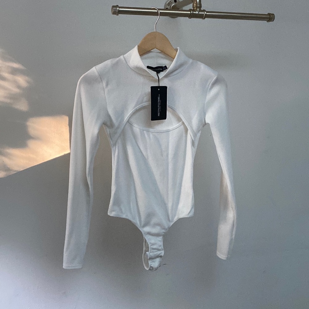 Prettt Little Thing Cut Out Bodysuit